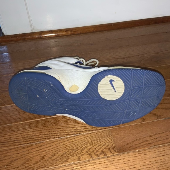 Nike High Top Air Max Blue and White Sneakers Size 12 - Picture 9 of 14